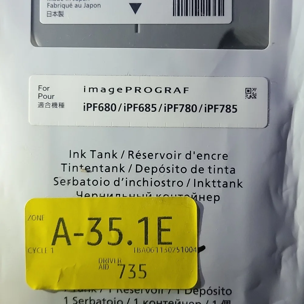 300 ml - Black - Original - Ink Tank - for imagePROGRAF iPF680, iPF685, iPF780,